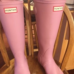 Pink Hunter Boots